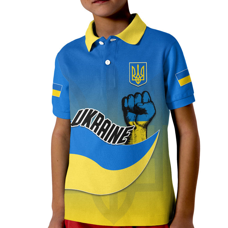 Ukraine Polo Shirt National Flag Style LT14