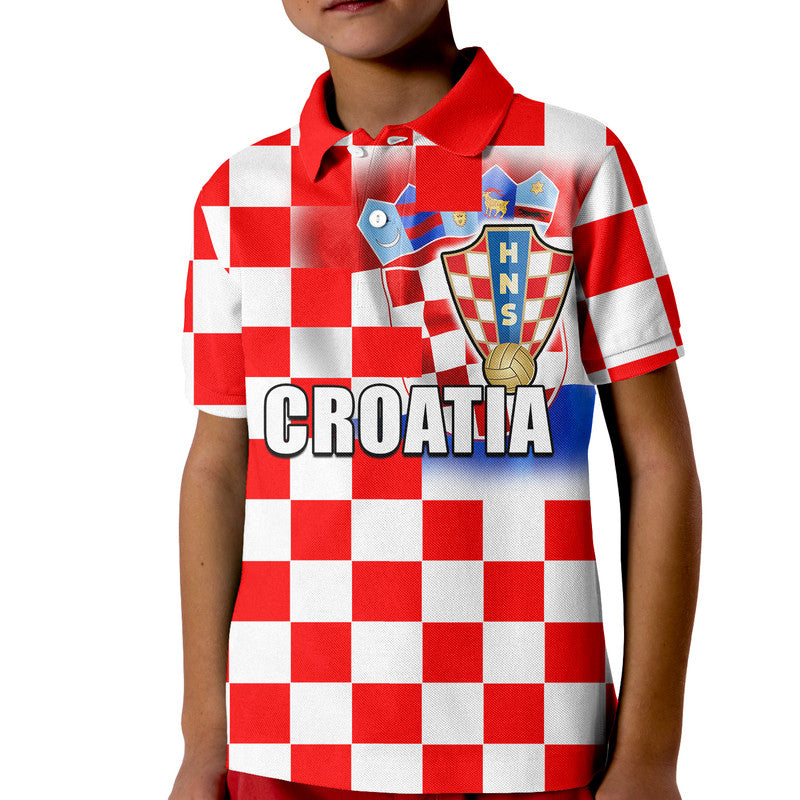 (Custom And Number) Croatia Soccer Champions In My Heart Polo Shirt LT6