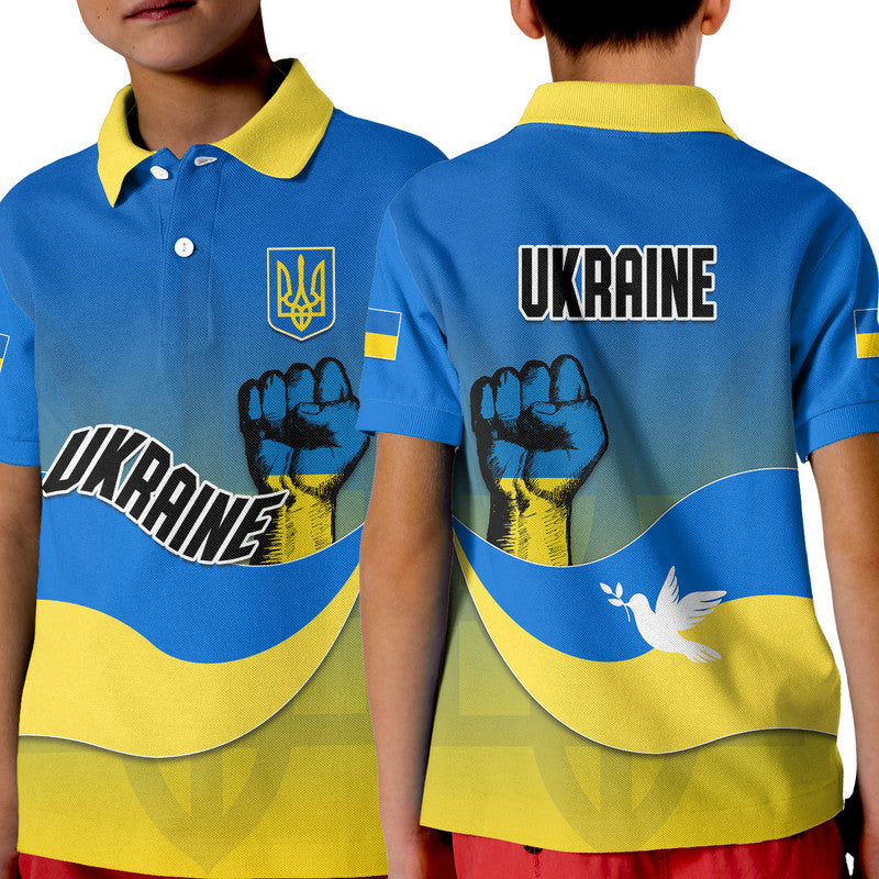 Ukraine Polo Shirt National Flag Style LT14