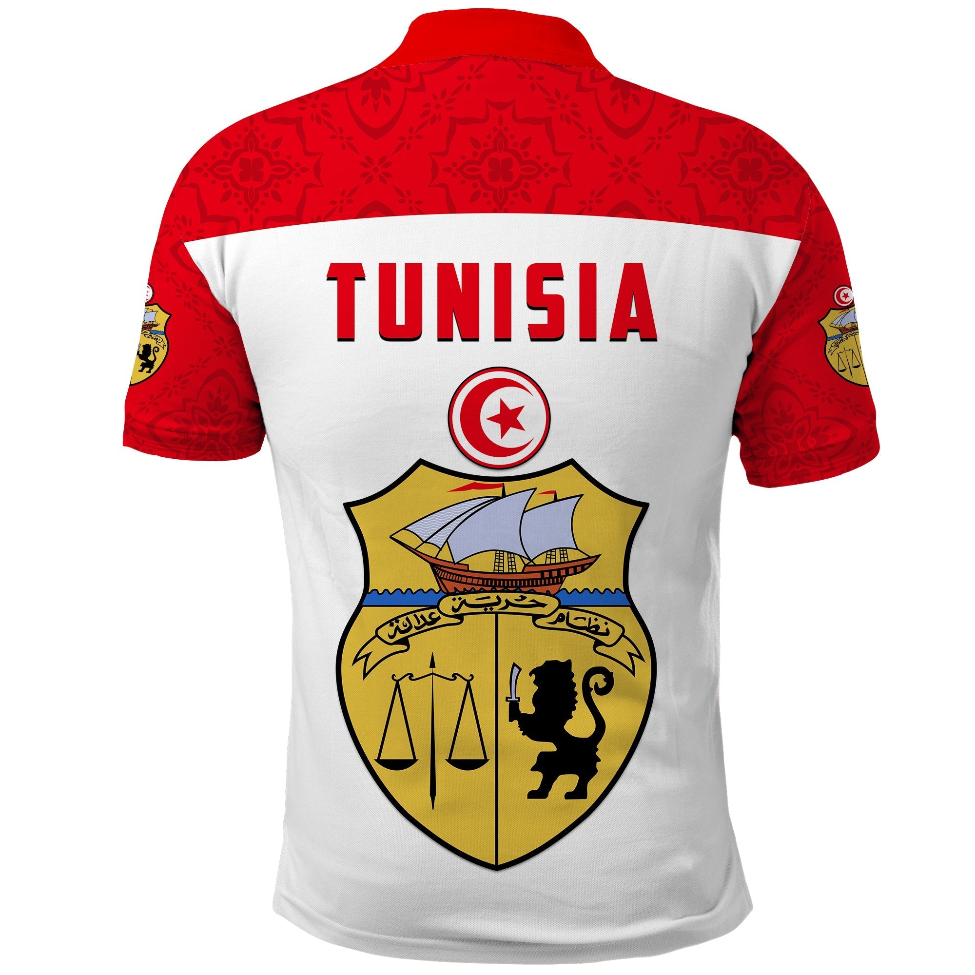 Tunisia Polo Shirt Tunisian Patterns Sporty Style LT13