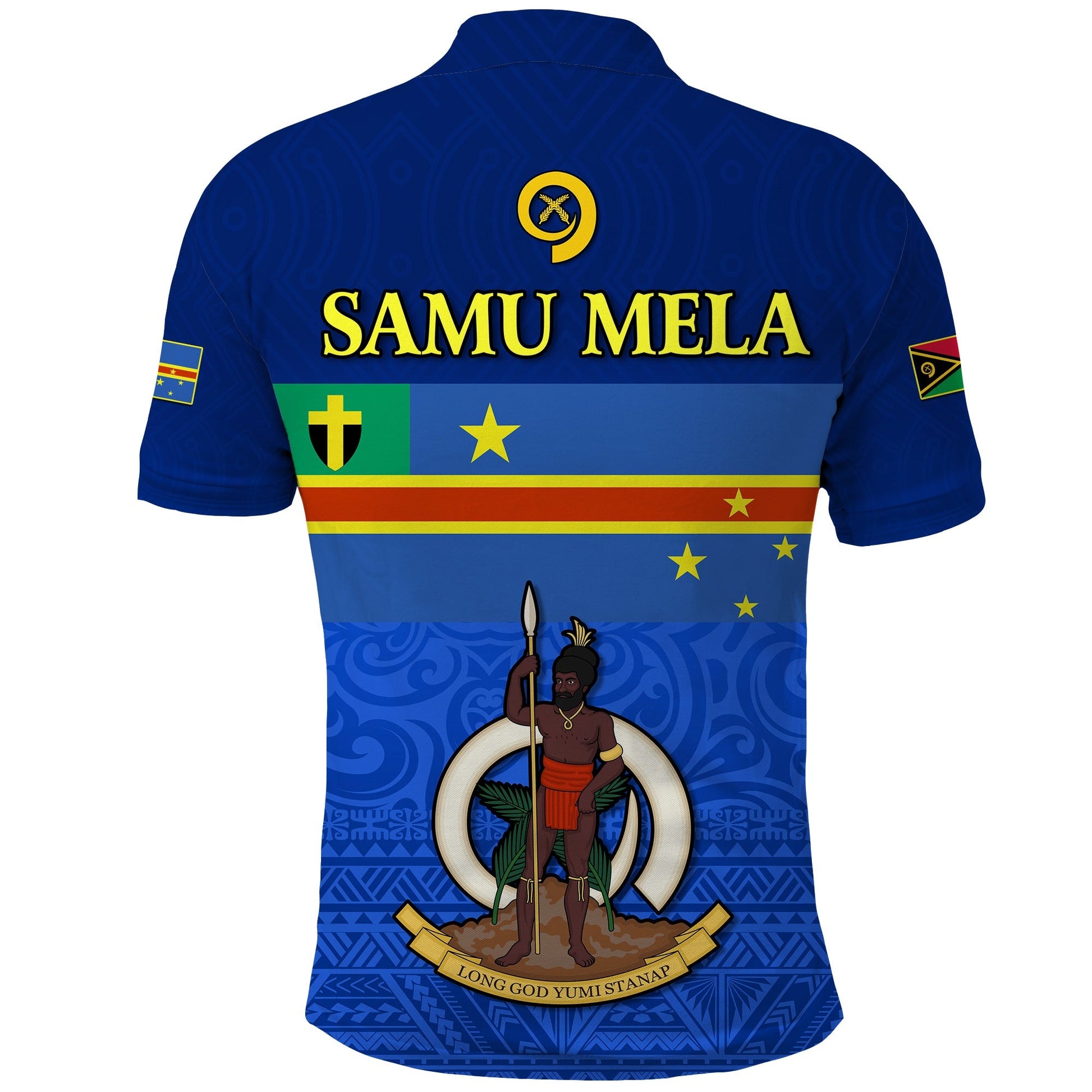 SAMU MELA Tafea Province Polo Shirt Vanuatu Proud LT13