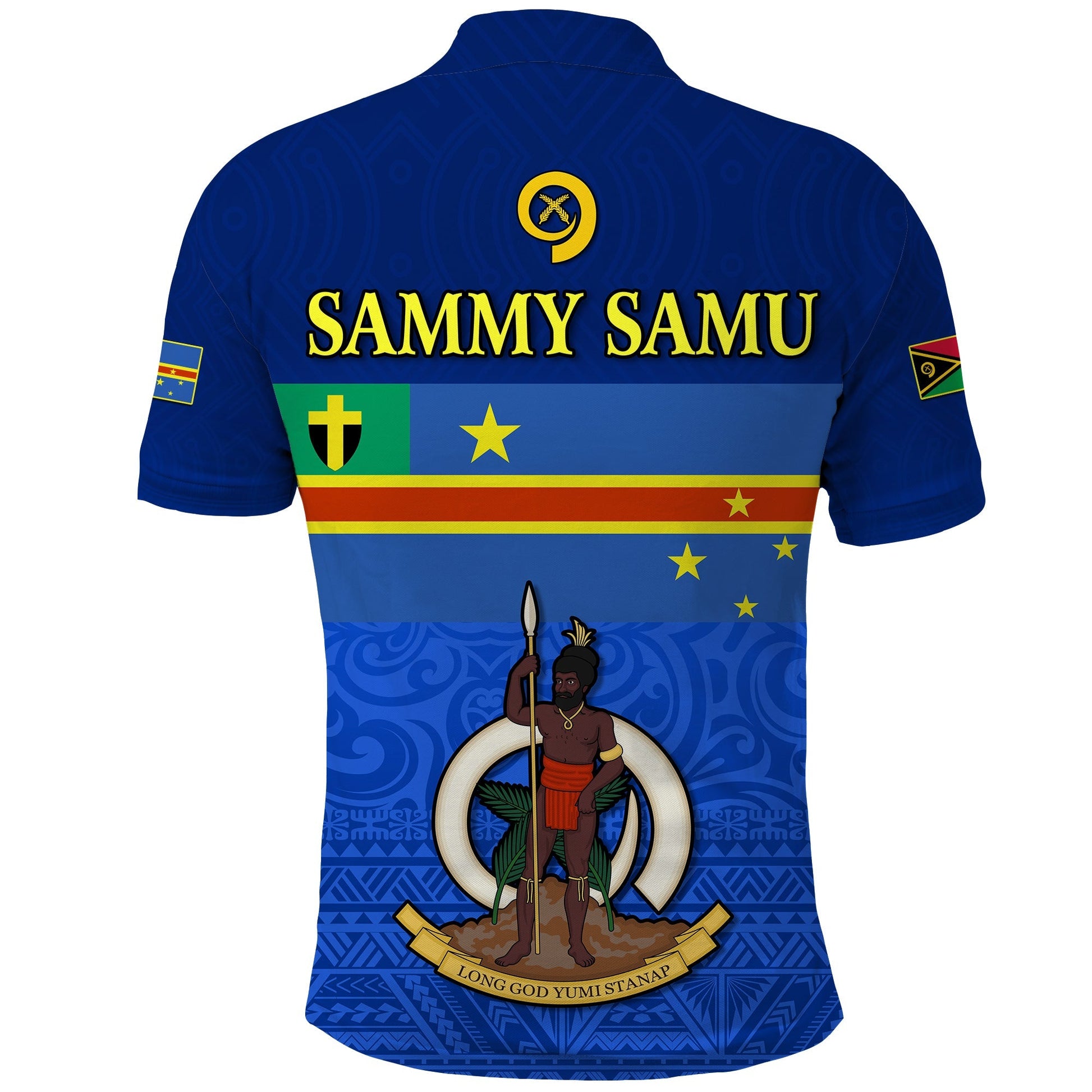 SAMMY SAMU Tafea Province Polo Shirt Vanuatu Proud LT13