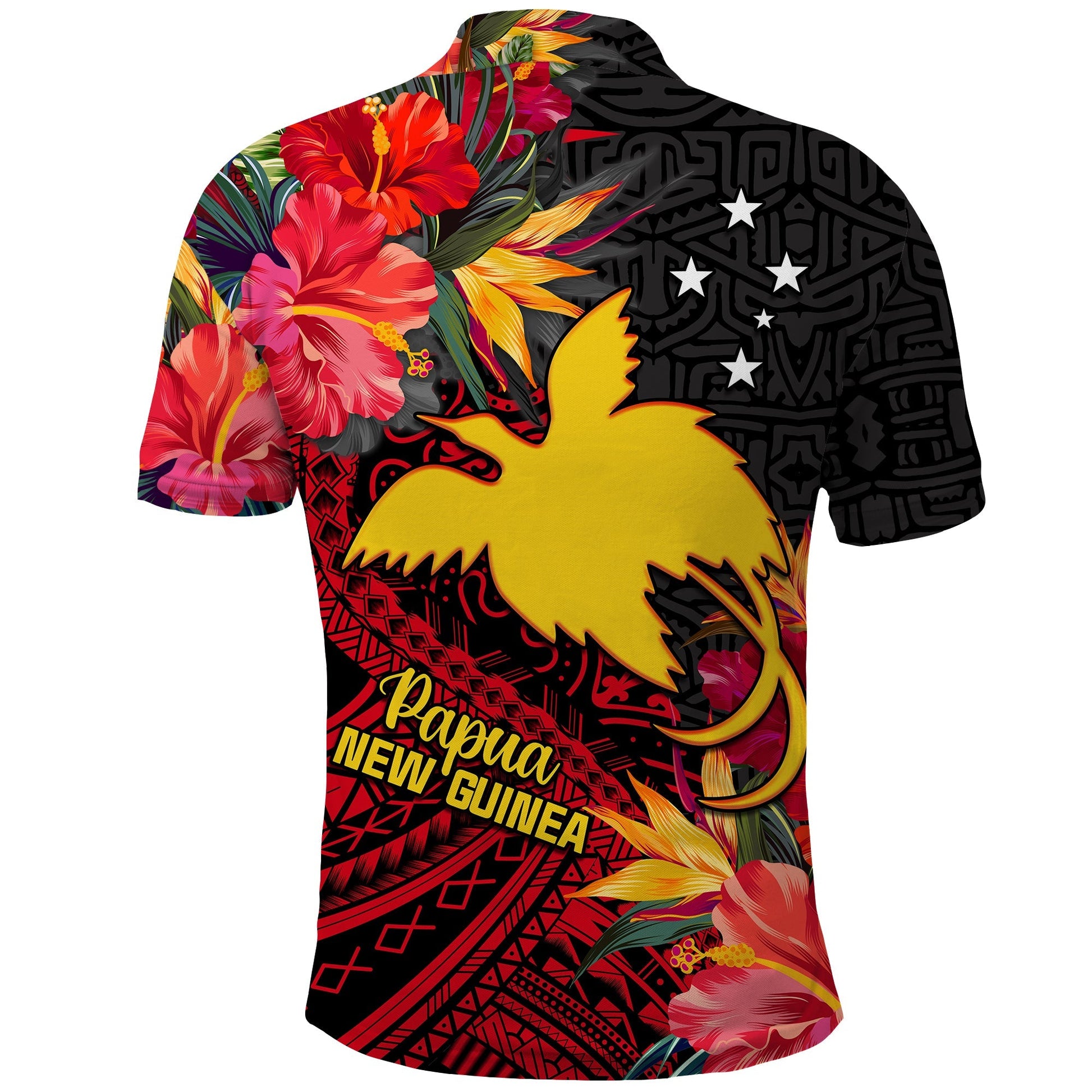 Custom Papua New Guinea Polo Shirt Bird of Paradise LT13