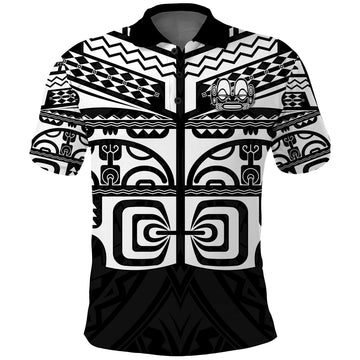 Custom Marquesas Islands Polo Shirt Marquesas Tattoo Ver.03 LT13