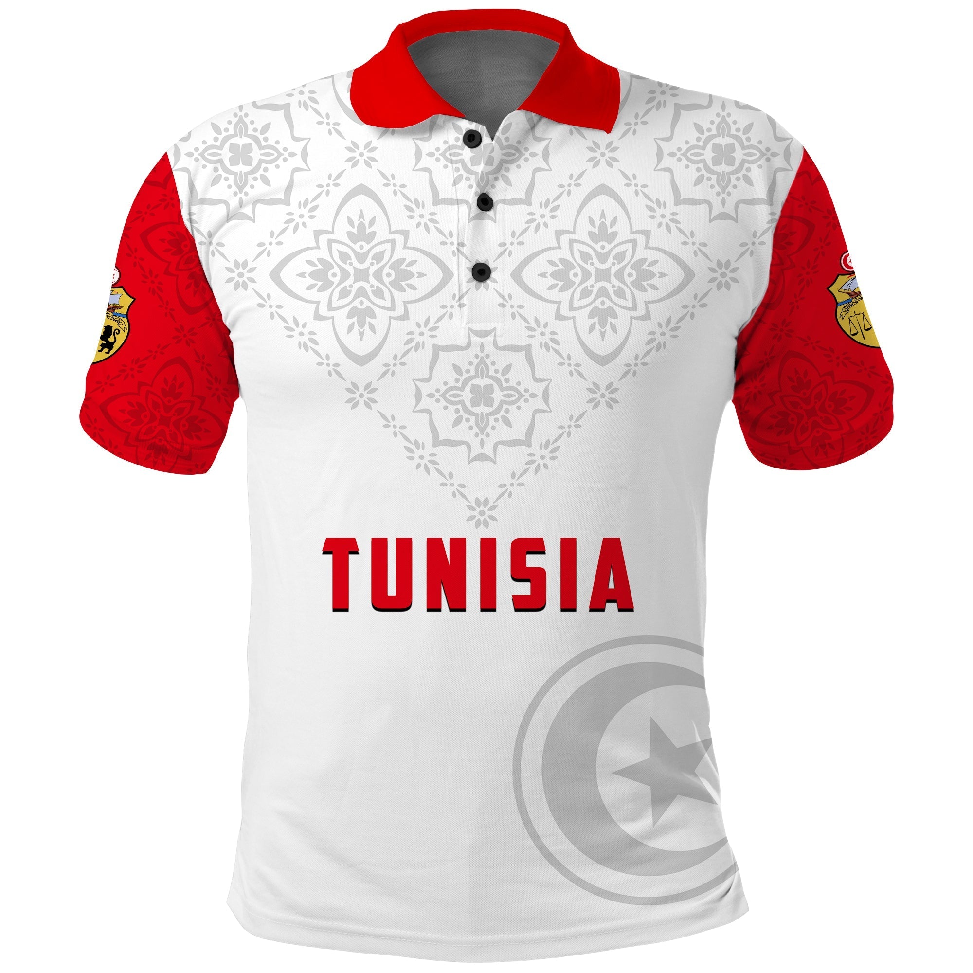 Tunisia Polo Shirt Tunisian Patterns Sporty Style LT13