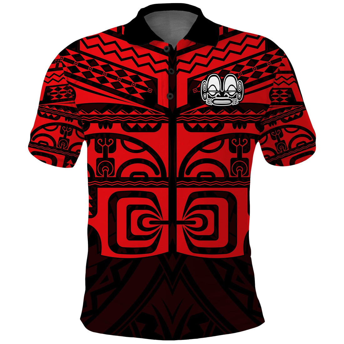 Custom Marquesas Islands Polo Shirt Marquesas Tattoo Red Special LT13