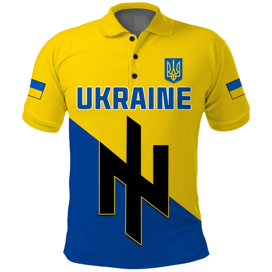 Ukraine Polo Shirt Style Flag Come on LT13