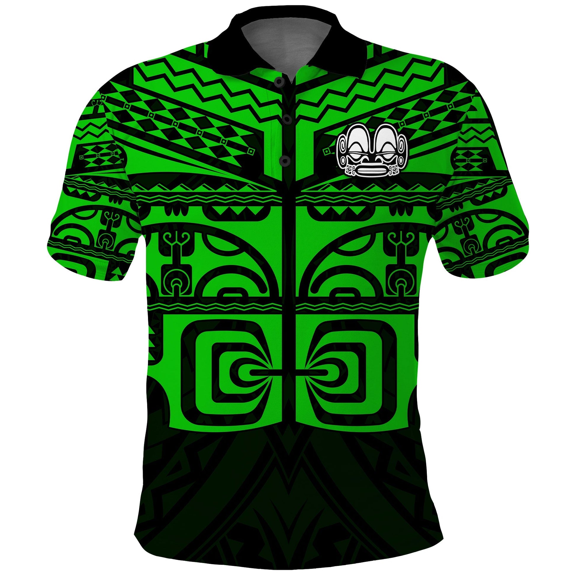 Custom Marquesas Islands Polo Shirt Marquesas Tattoo Green Special LT13