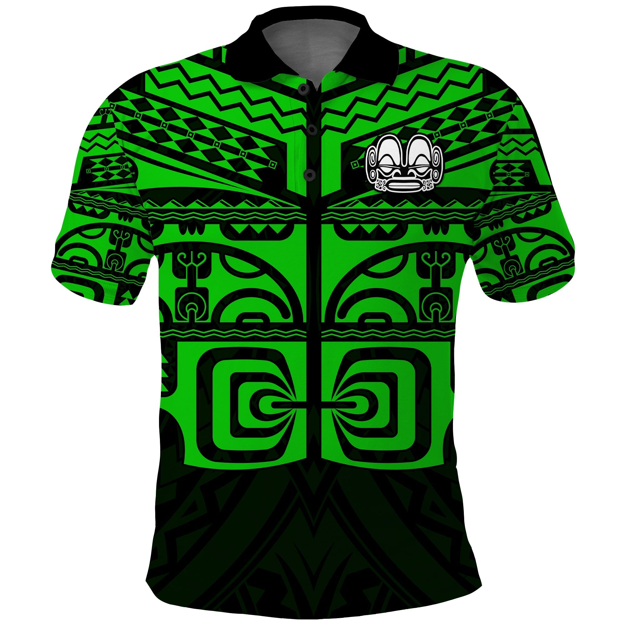 Custom Marquesas Islands Polo Shirt Marquesas Tattoo Green Special LT13