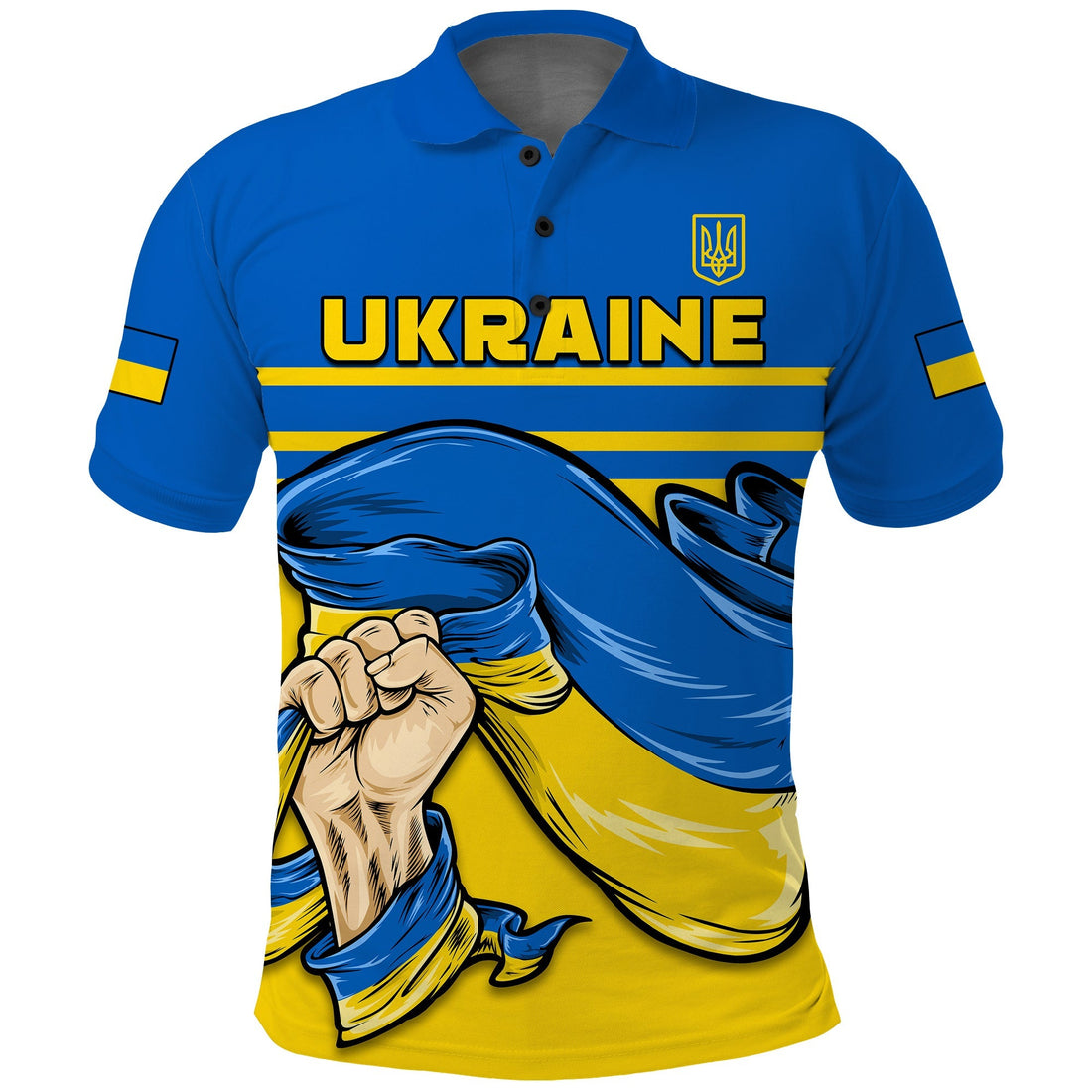 Ukraine Polo Shirt Strong Ukrainian LT13