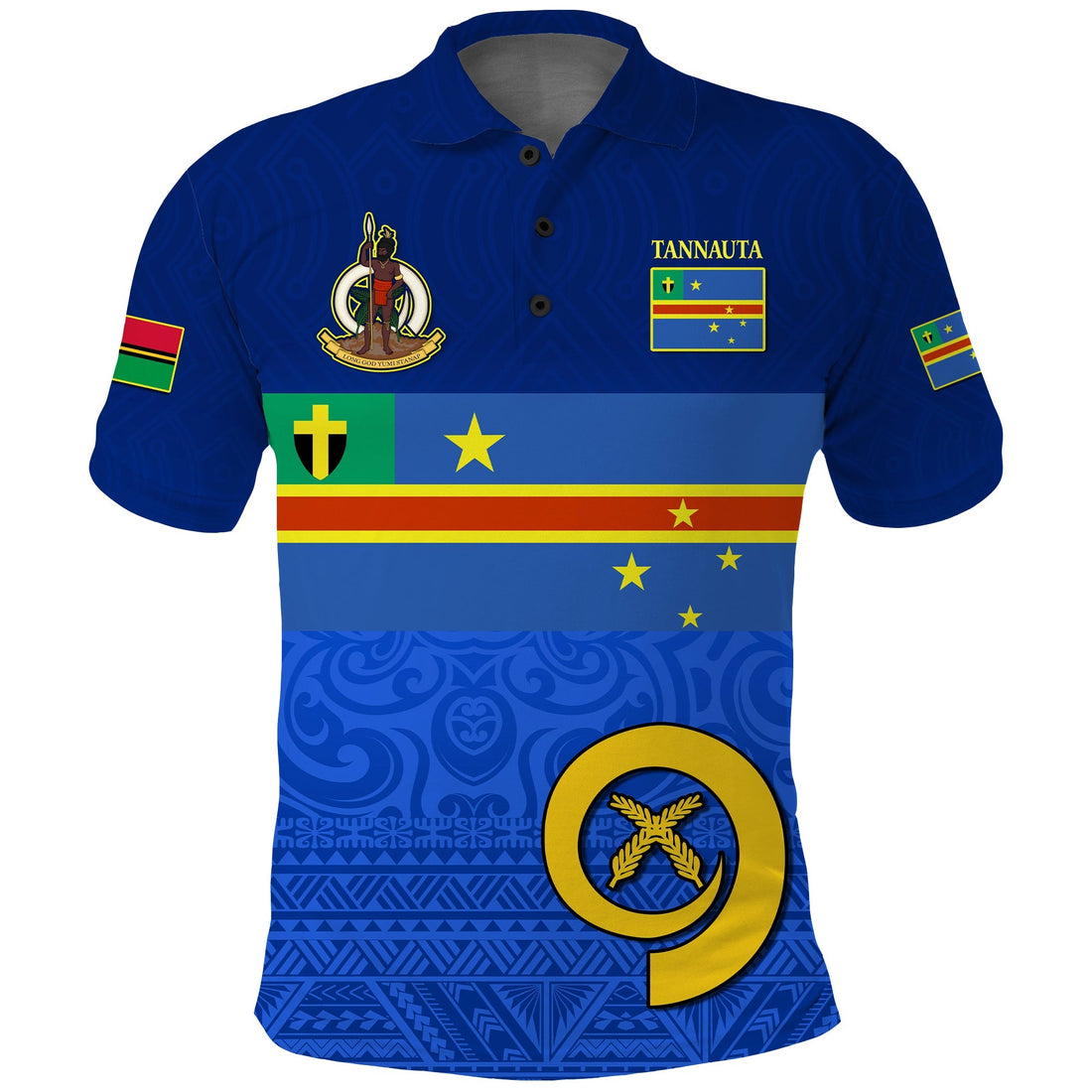 TANNAUTA Tafea Province Polo Shirt Vanuatu Proud LT13