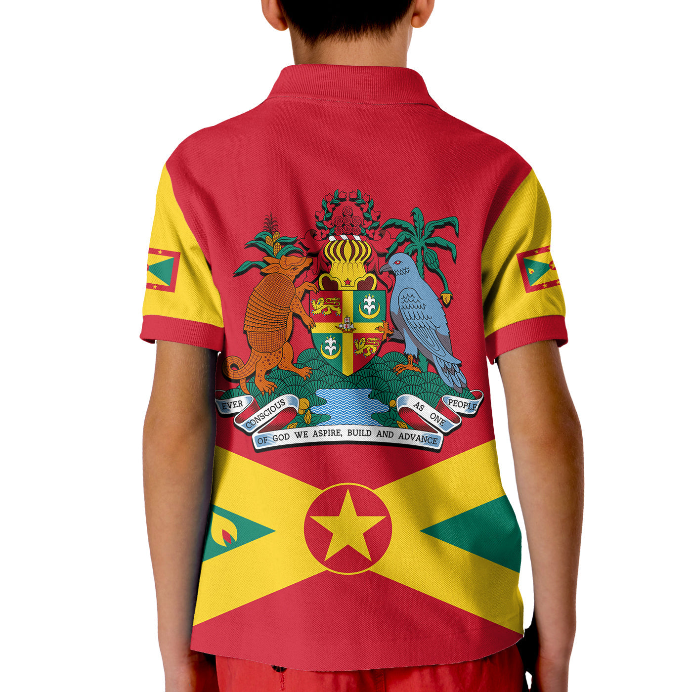 Custom Grenada Polo Shirt KID Keep Calm And Love Grenada LT13