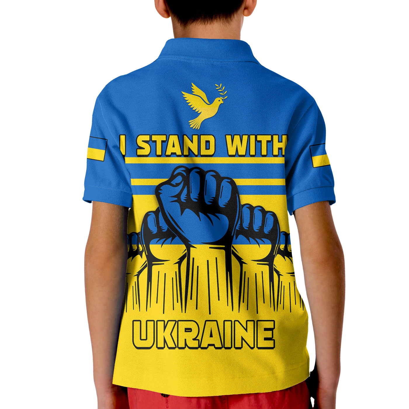 Ukraine Polo Shirt KID Strong Ukrainian LT13