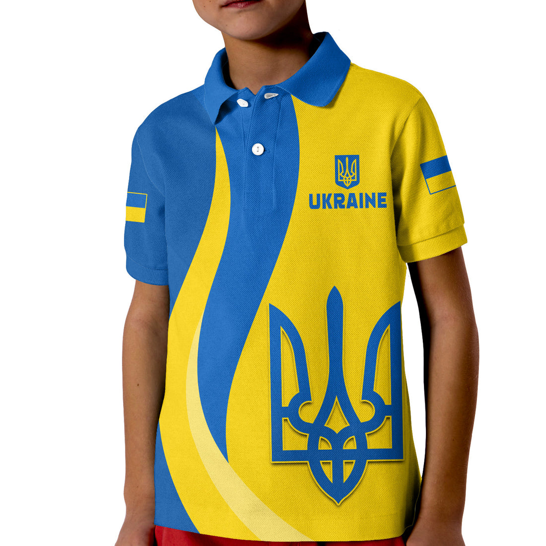 Ukraine Polo Shirt KID Always Proud Ukraine LT13