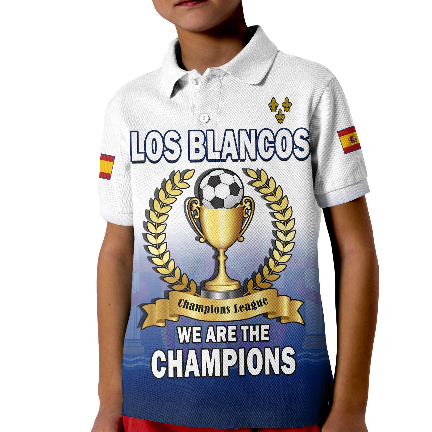 Spanish Polo Shirt Football 2022 We Are Champions LT14