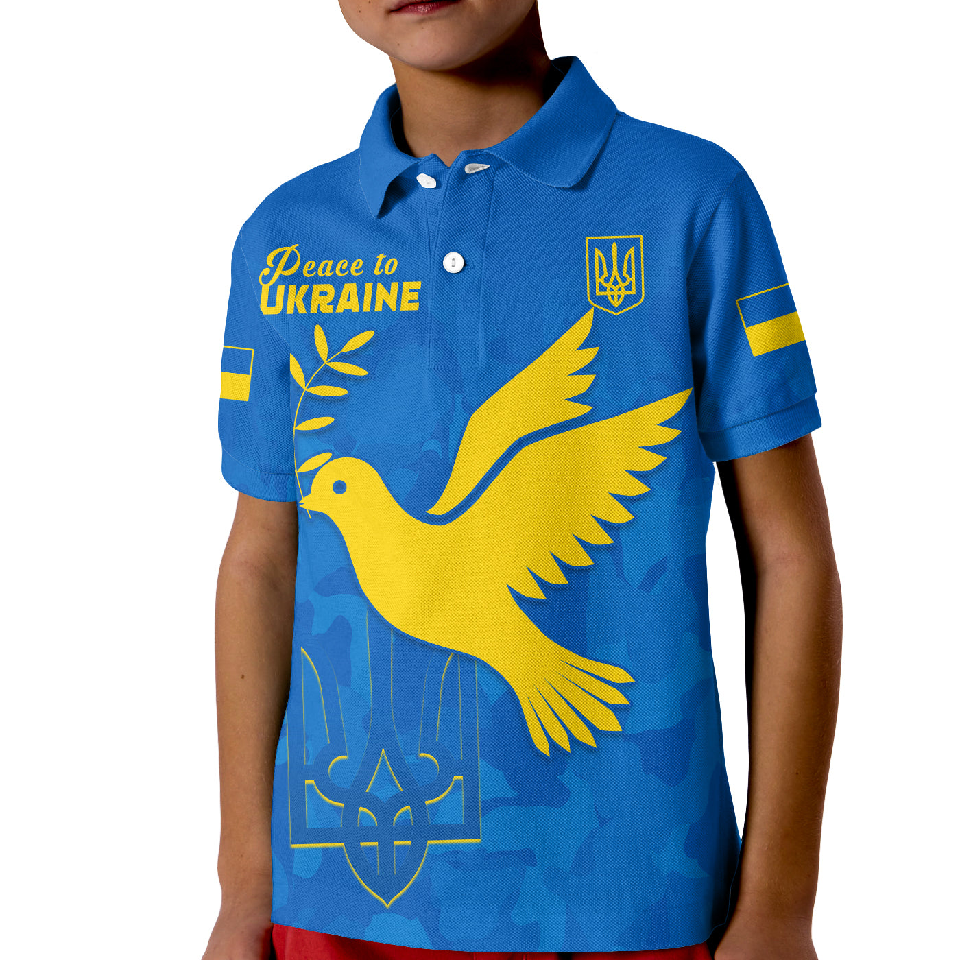 Ukraine Polo Shirt Always Style Camouflage LT13