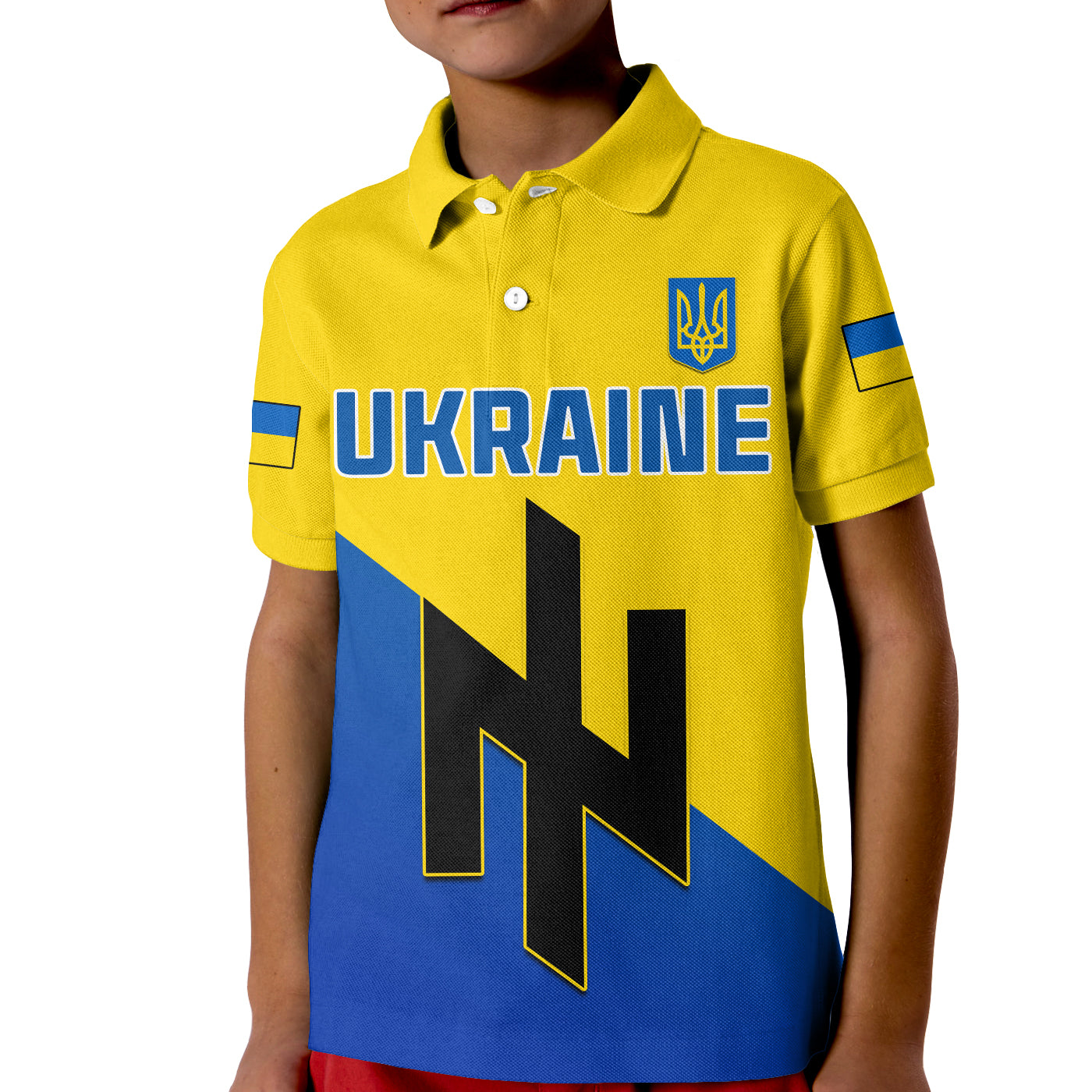 Ukraine Polo Shirt Style Flag Come on LT13