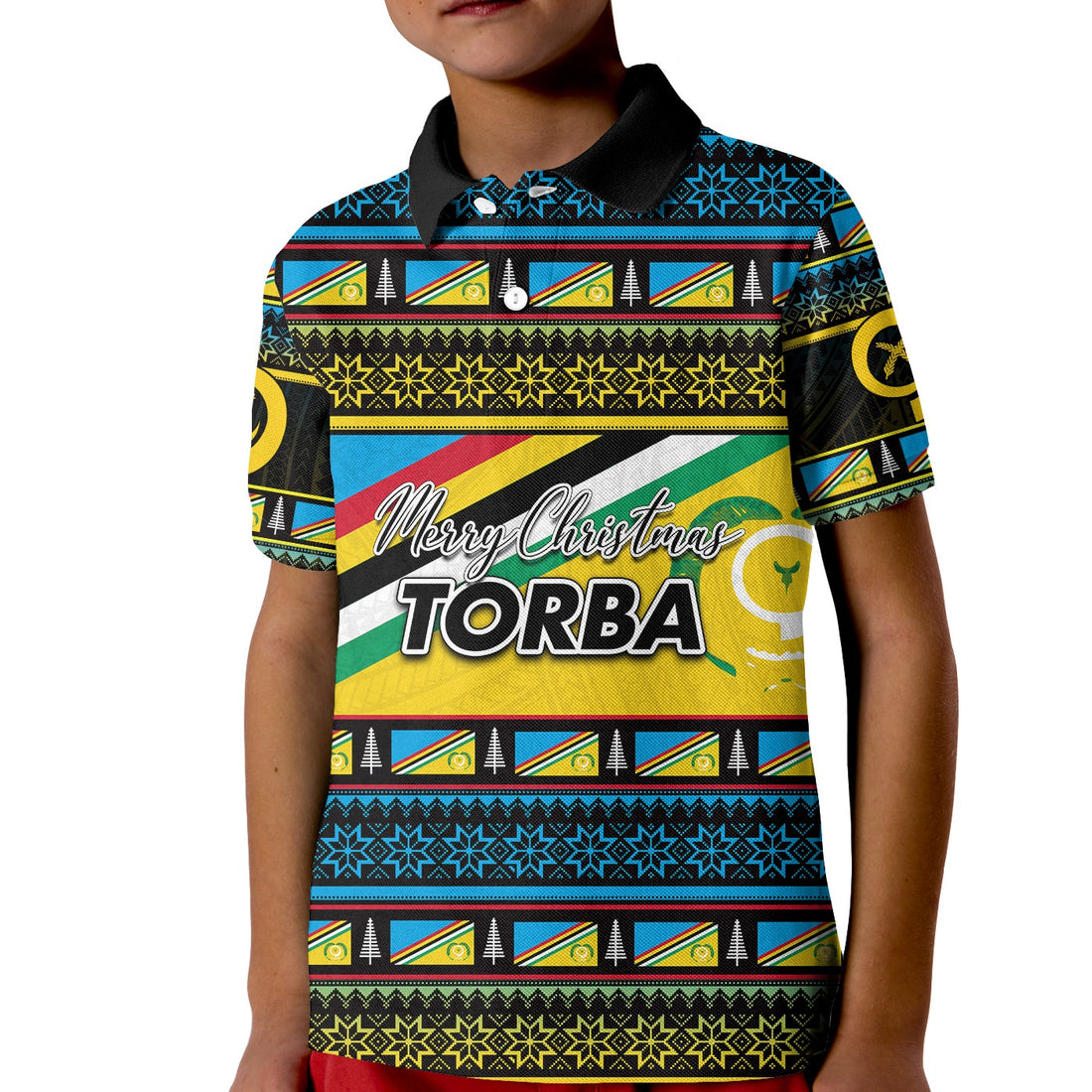 Torba Province Polo Shirt KID Of Vanuatu Christmas LT6