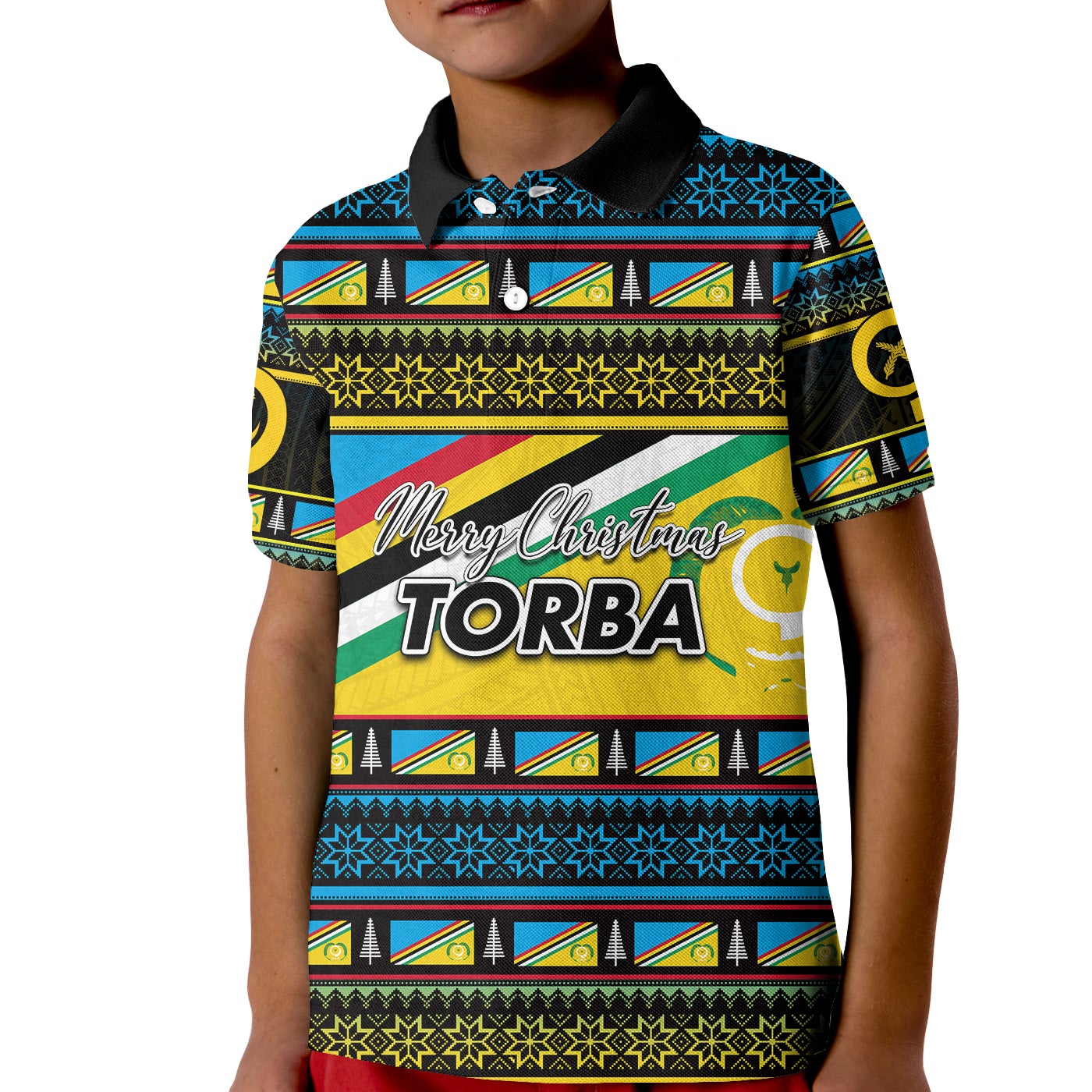Torba Province Polo Shirt KID Of Vanuatu Christmas LT6