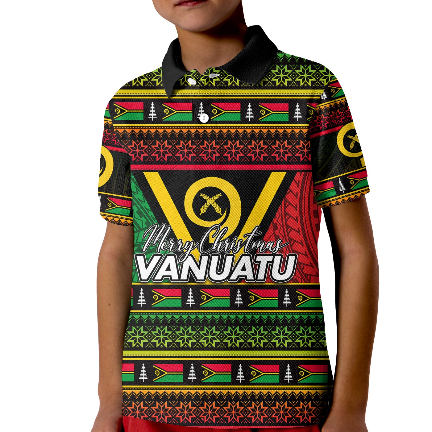 Vanuatu Polo Shirt KID Christmas LT6