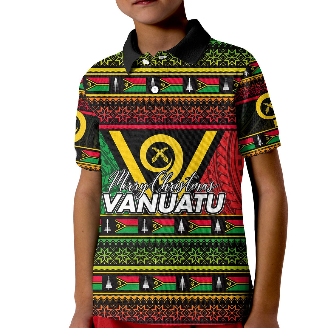 Vanuatu Polo Shirt KID Christmas LT6
