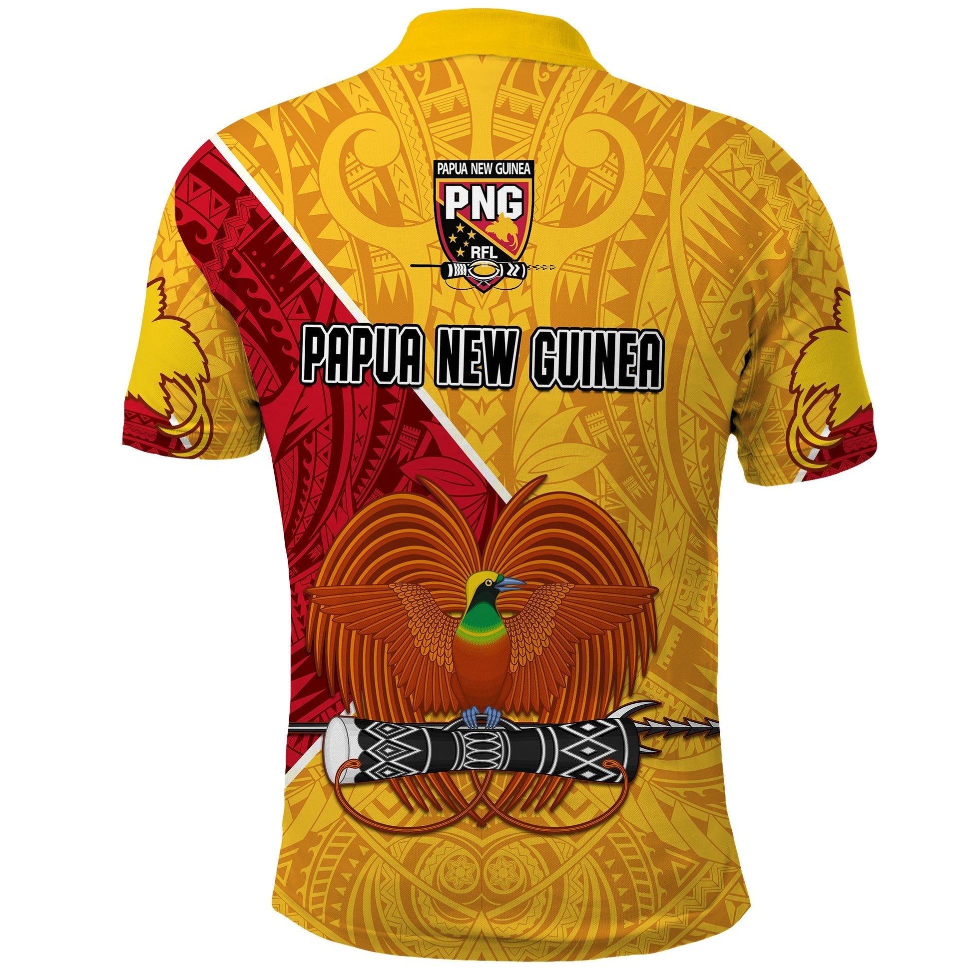 The Kumuls PNG Polo Shirt Papua New Guinea Polynesian Dynamic Style LT14