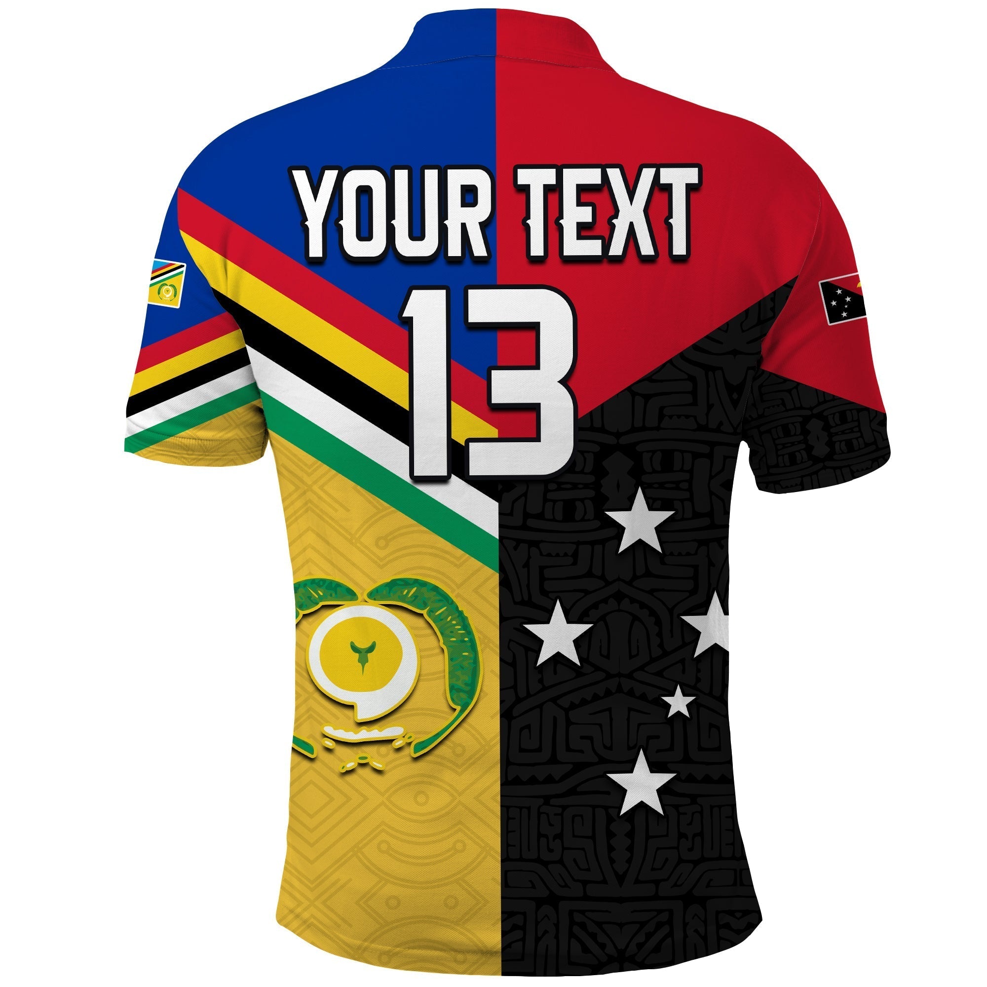 Custom Text and Number Torba PNG Day Polo Shirt 2022 Simple Polynesia LT13