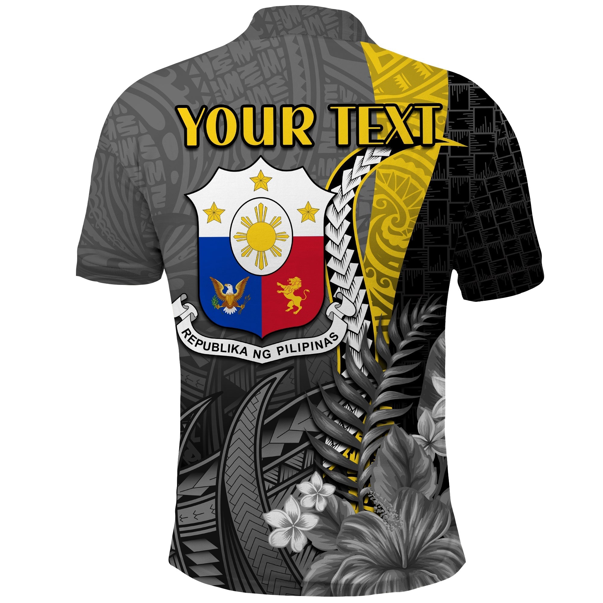 Custom Philippines Sampaguita Polo Shirt Simple Polynesian Sun Filipino LT13
