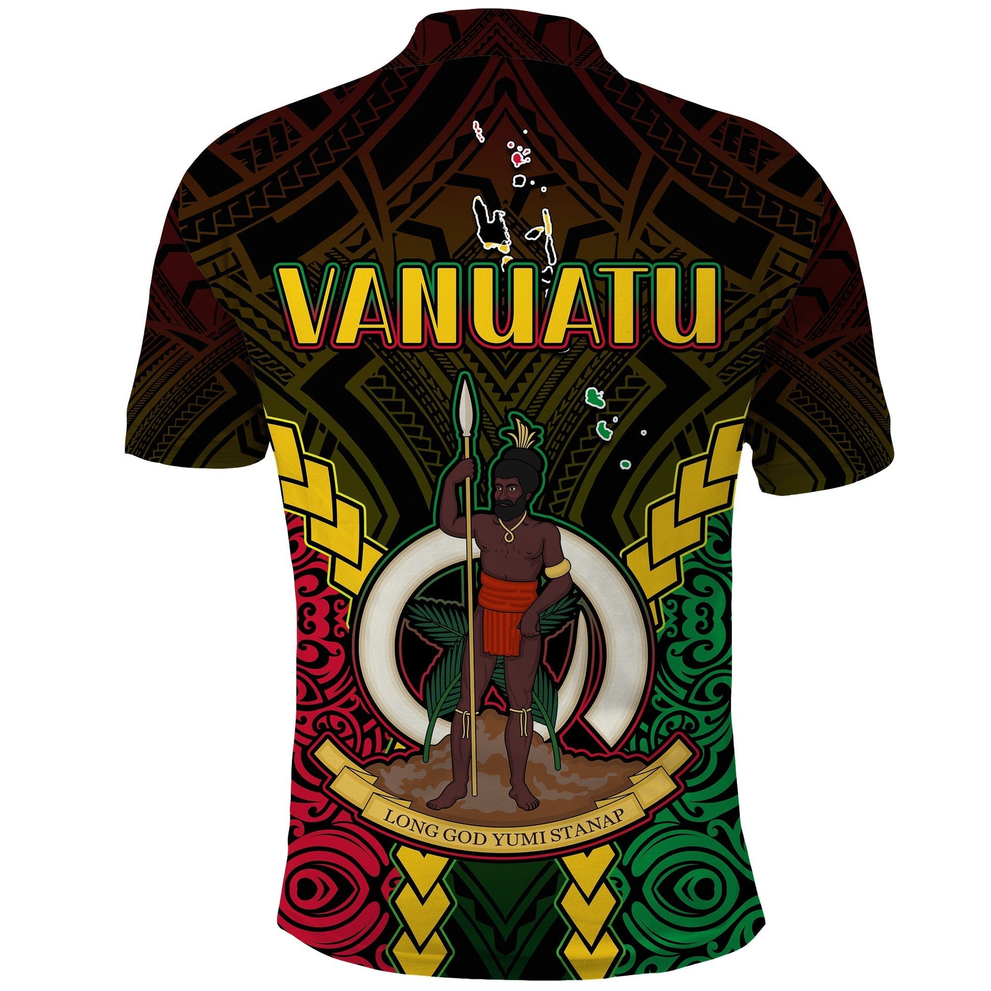 Vanuatu Indigenous Polo Shirt Proud To Be Ni Vanuatu Polynesian Pattern LT13