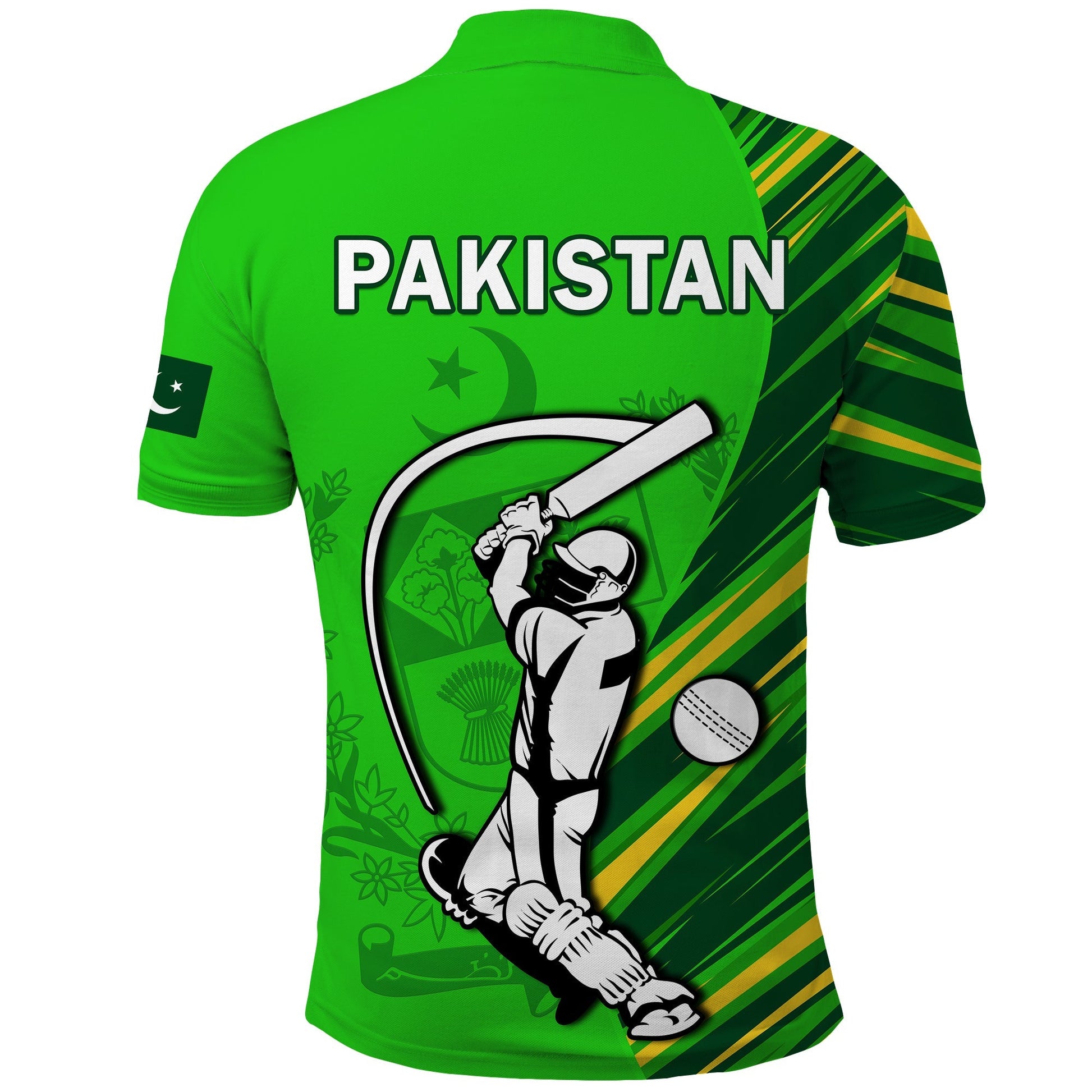 Pakistan Cricket Polo Shirt Go Shaheens Simple Style LT14