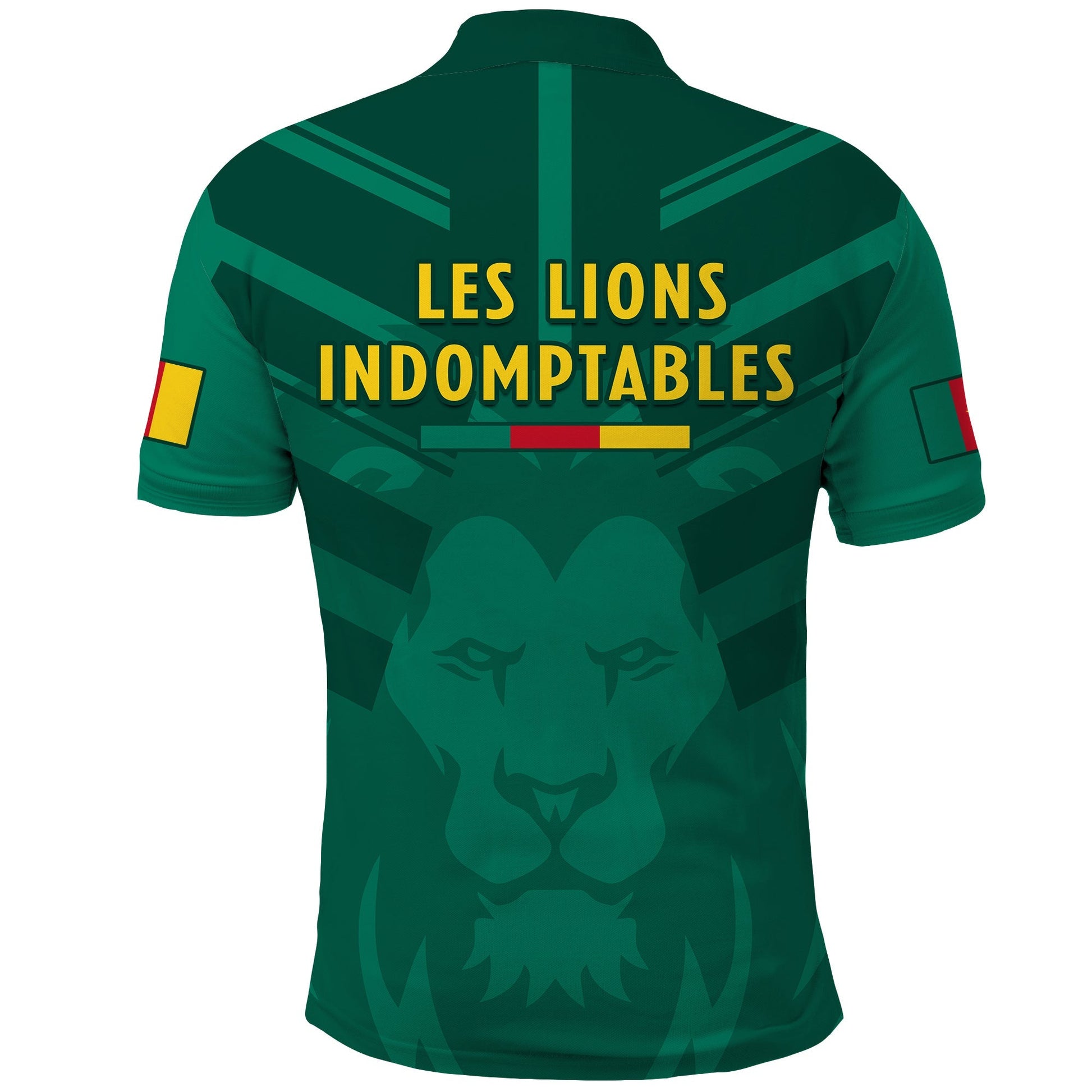 Cameroon Football Polo Shirt Les Lions Indomptables Green Football 2022 LT14