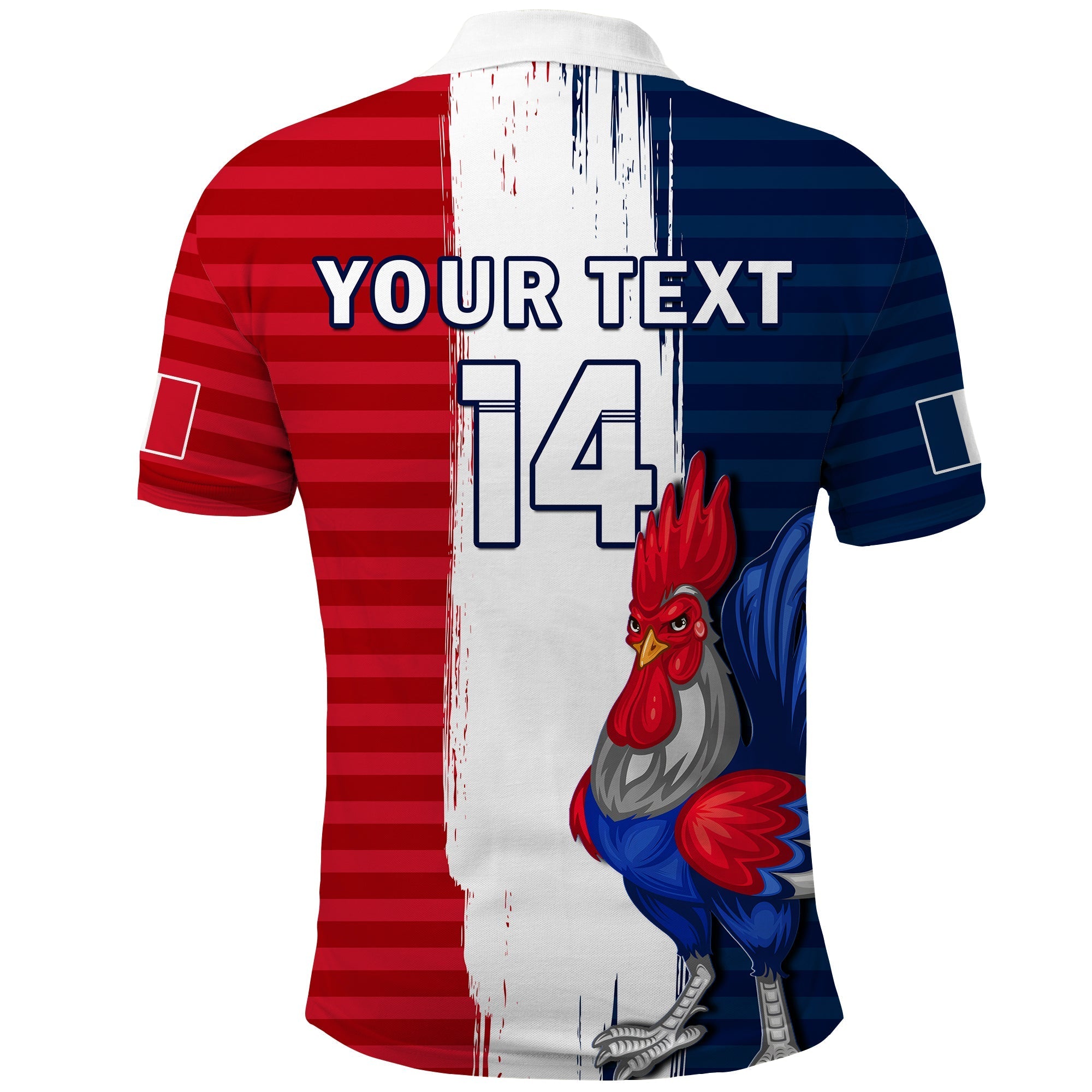 (Custom Text And Number) France Football Polo Shirt Les Bleus Champions Football 2022 LT14