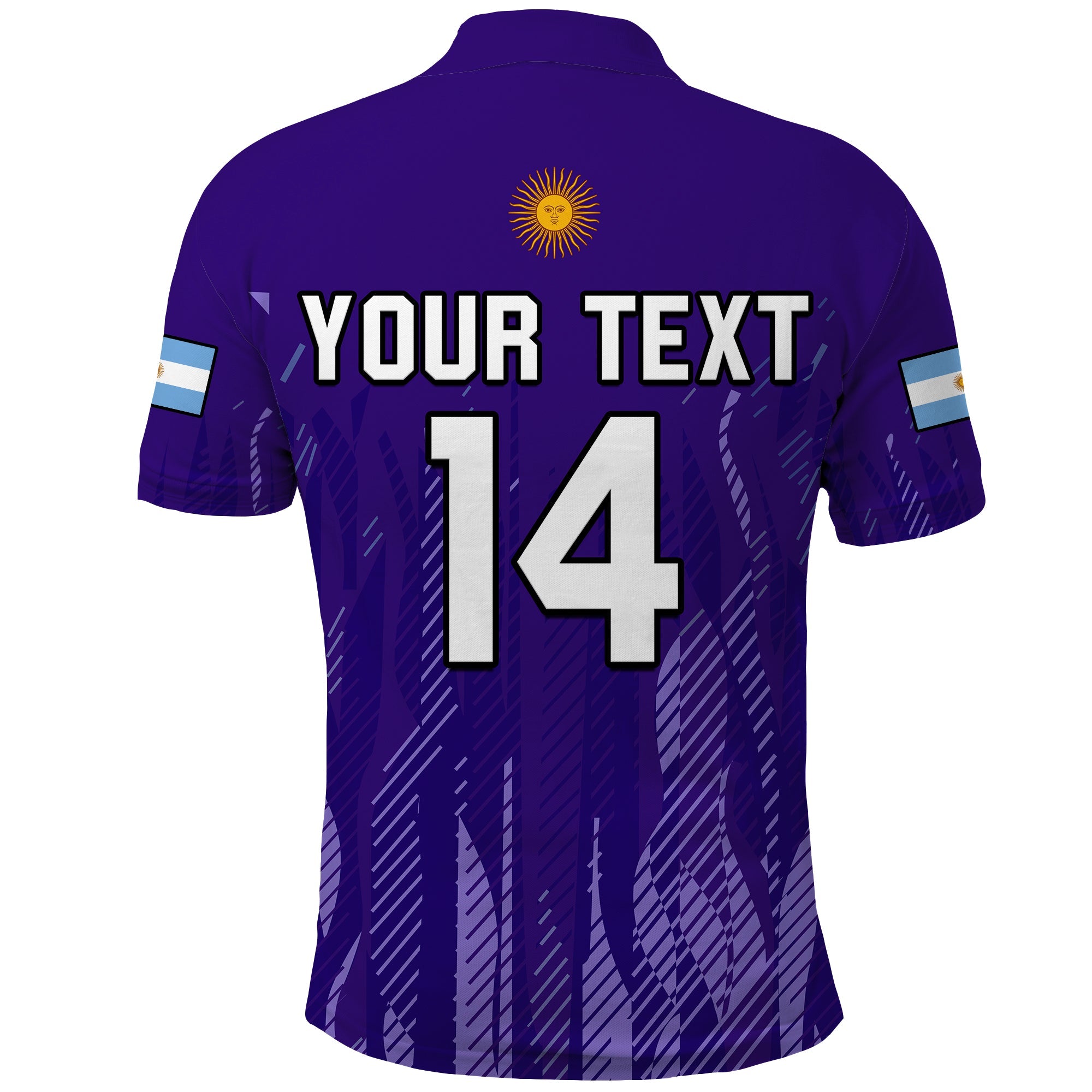 (Custom Text And Number) Argentina Football Polo Shirt Vamos La Albiceleste 2022 Newest Style LT14
