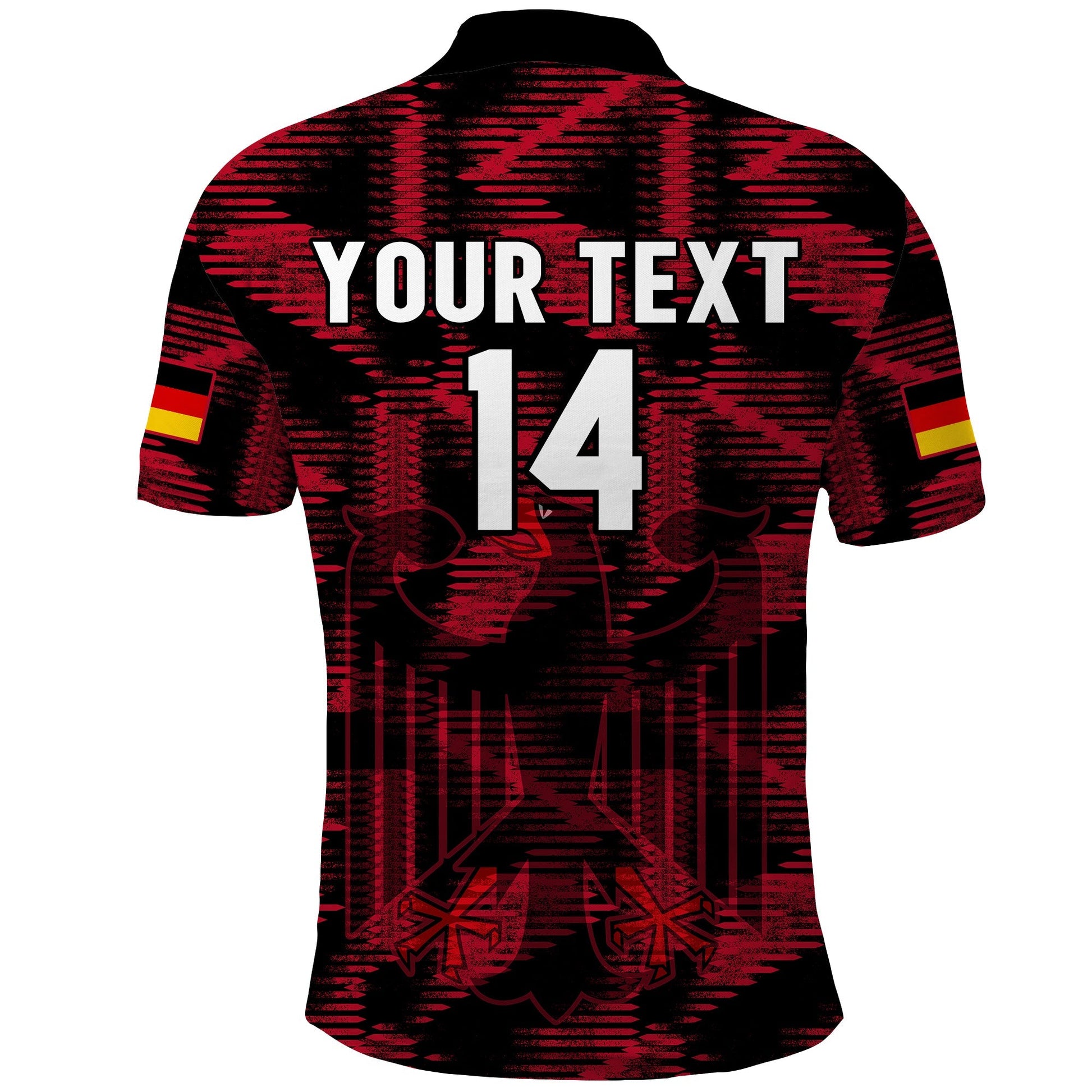 (Custom Text And Number) Germany Football Polo Shirt Football 2022 Champions LT14