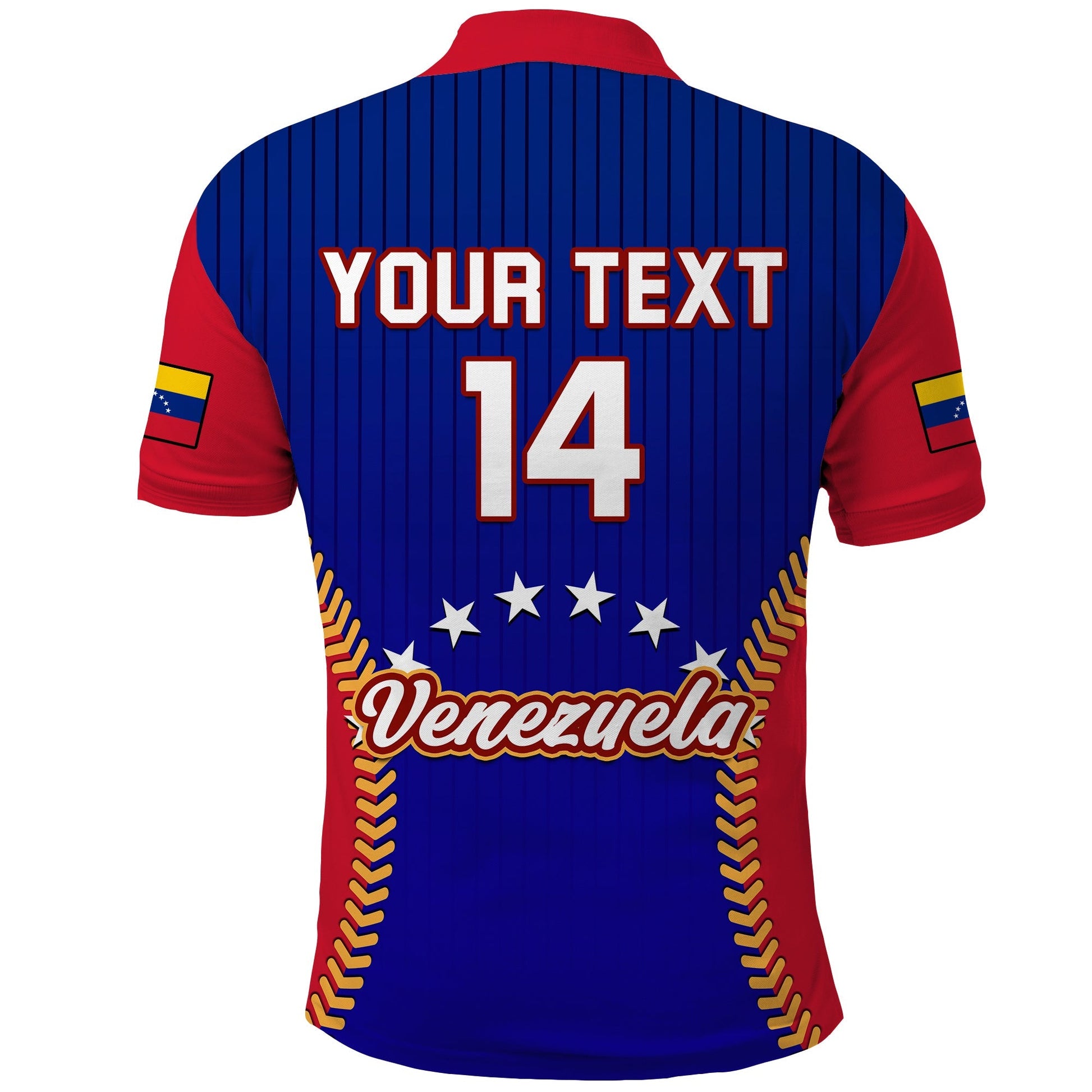 (Custom Text And Number) Venezuela Polo Shirt 2023 Baseball Sporty Version LT14