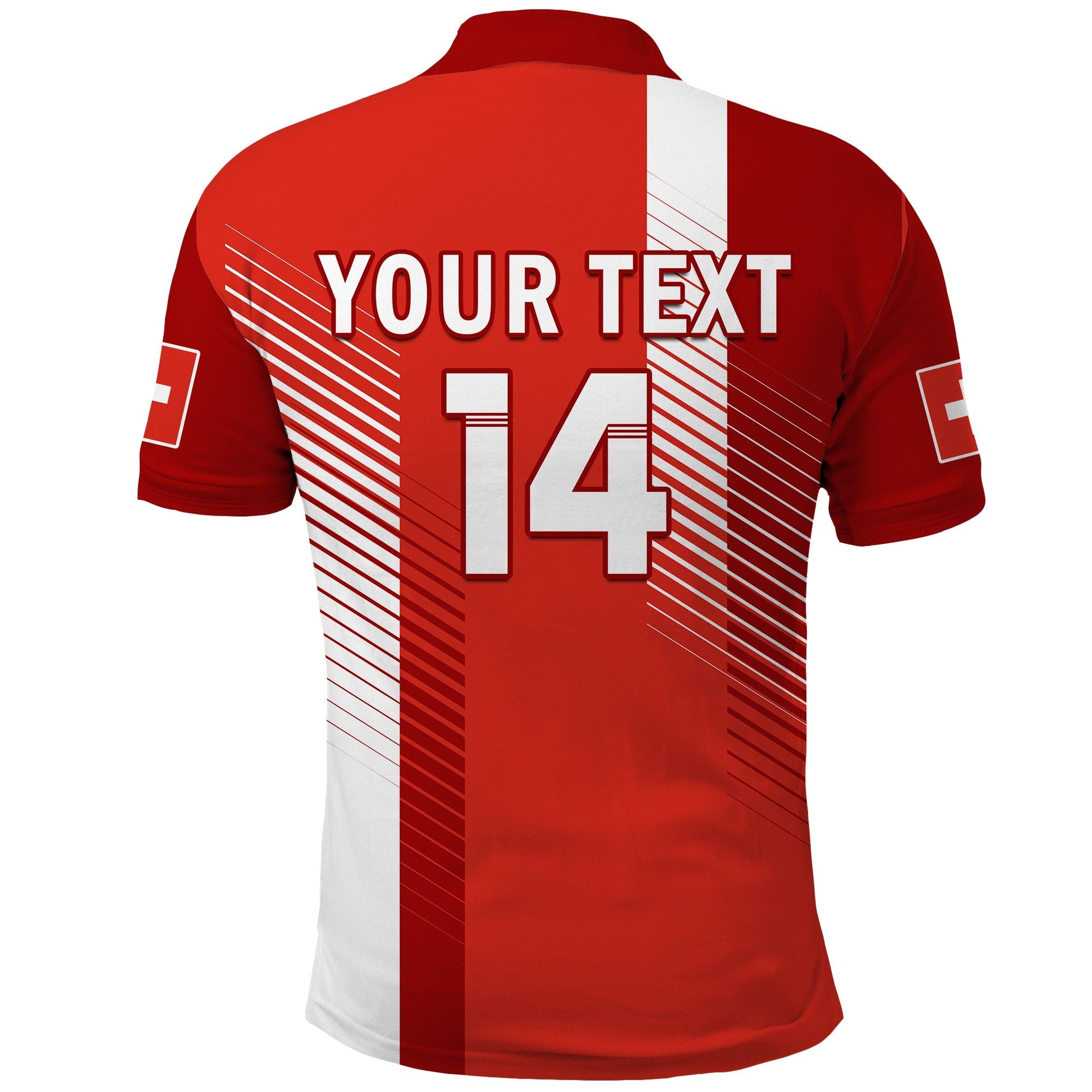 (Custom Text and Number) Switzerland Football Polo Shirt Football 2022 LT14
