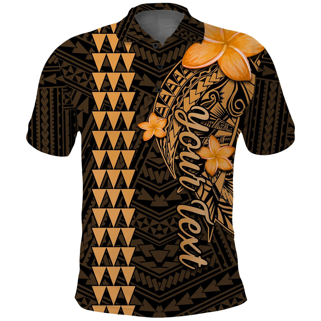 Custom Hawaii Polo Shirt Kakau Kanaka Maoli Combine Polynesian Shark Ver.01 LT14