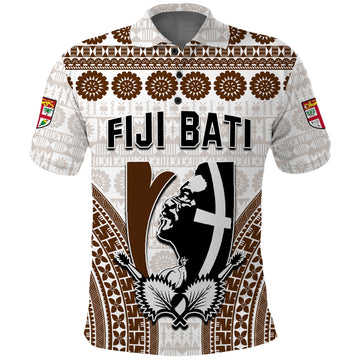 Custom Fiji Rugby Bati Polo Shirt Proud Tapa Pattern LT13