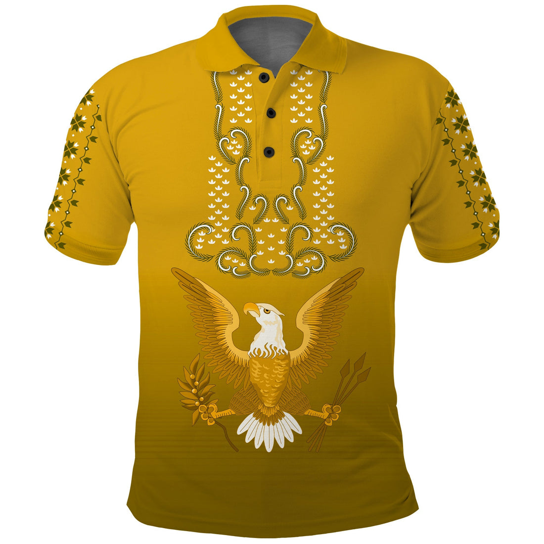 Custom Philippines Polo Shirt Sun Filipino Gold Barong LT13