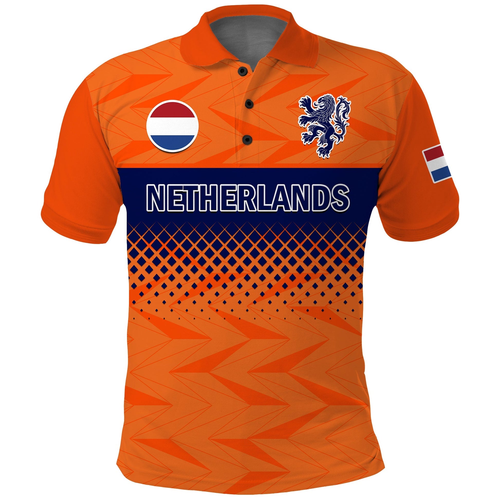 (Custom Text And Number) Netherlands Football Polo Shirt Holland Football 2022 LT14