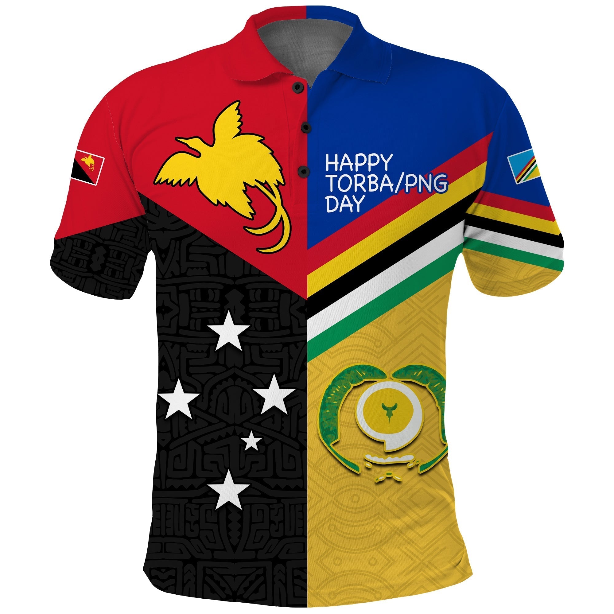 Custom Text and Number Torba PNG Day Polo Shirt 2022 Simple Polynesia LT13