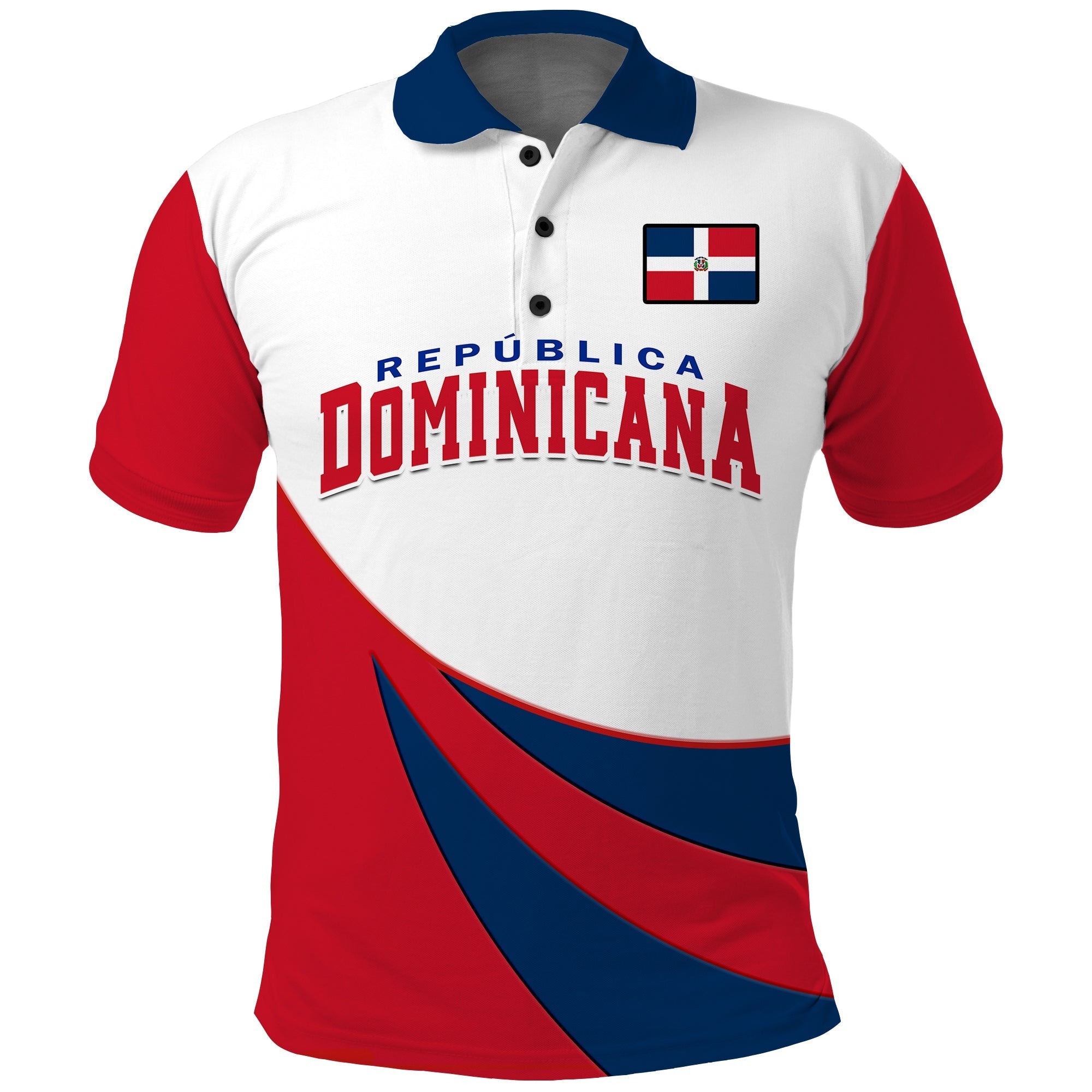 (Custom Text And Number) Republica Dominicana Polo Shirt 2023 Baseball LT14
