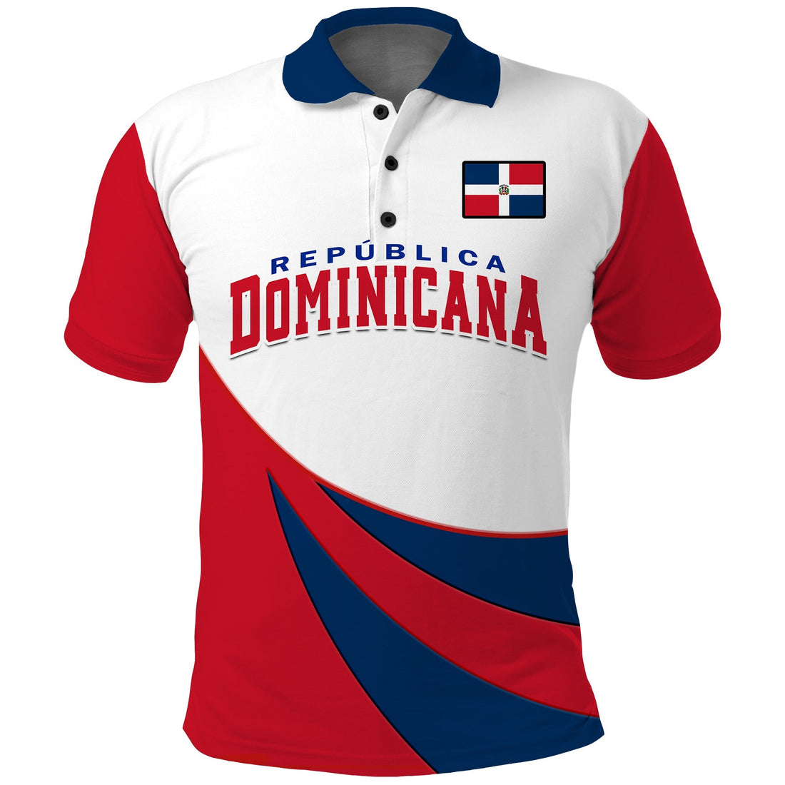 (Custom Text And Number) Republica Dominicana Polo Shirt 2023 Baseball LT14