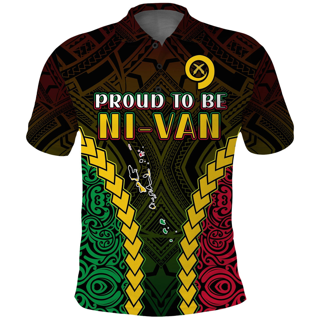 Vanuatu Indigenous Polo Shirt Proud To Be Ni Vanuatu Polynesian Pattern LT13