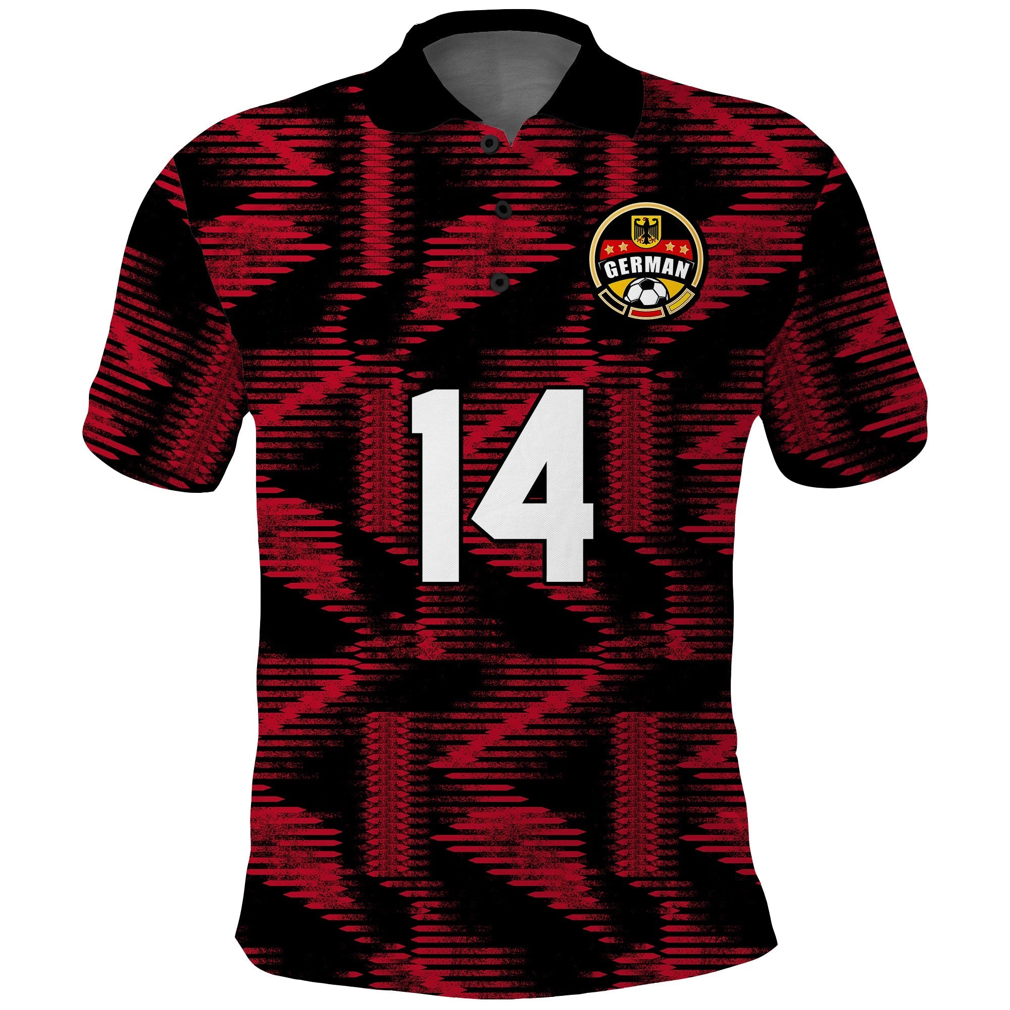 (Custom Text And Number) Germany Football Polo Shirt Nationalelf 2022 Original Style LT14