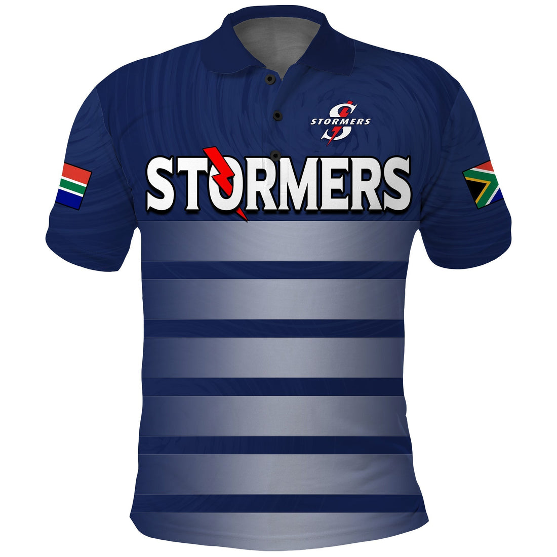 Stormers South Africa Rugby Polo Shirt We Are The Champions URC Unity LT14