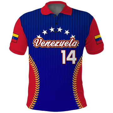 (Custom Text And Number) Venezuela Polo Shirt 2023 Baseball Sporty Version LT14