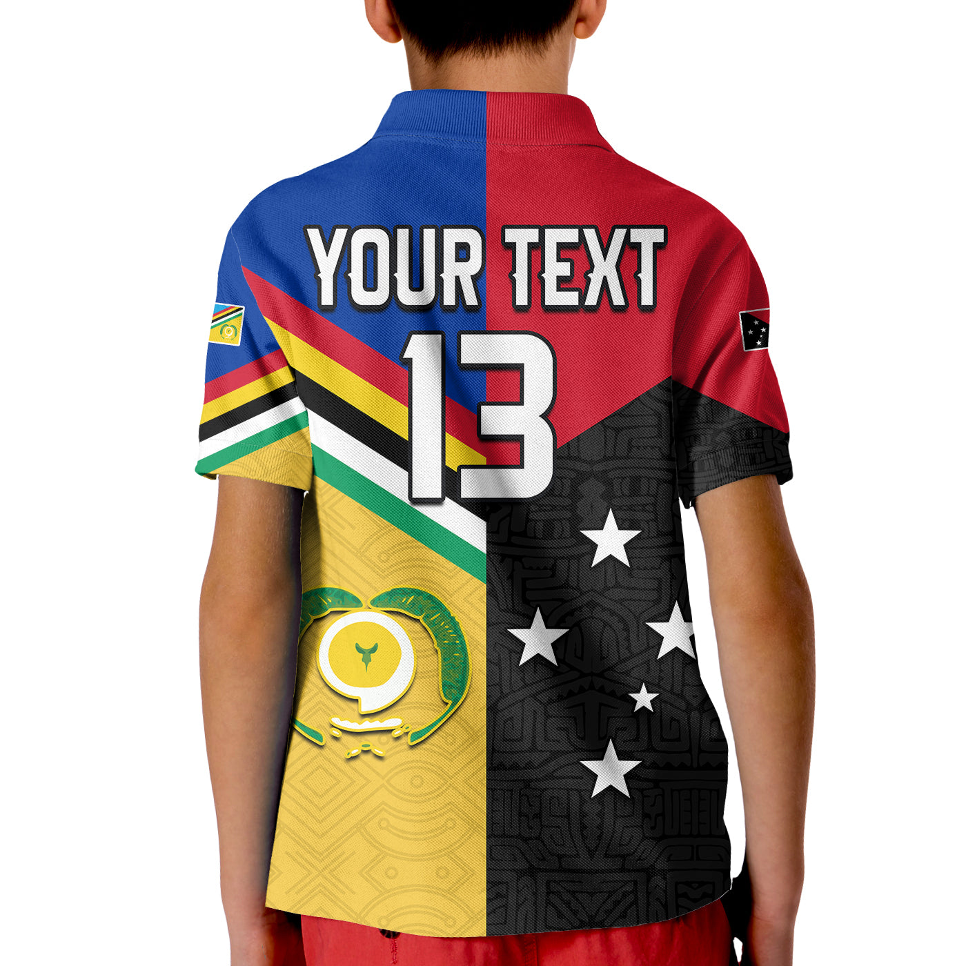 Custom Text and Number Torba PNG Day Polo Shirt 2022 Simple Polynesia LT13
