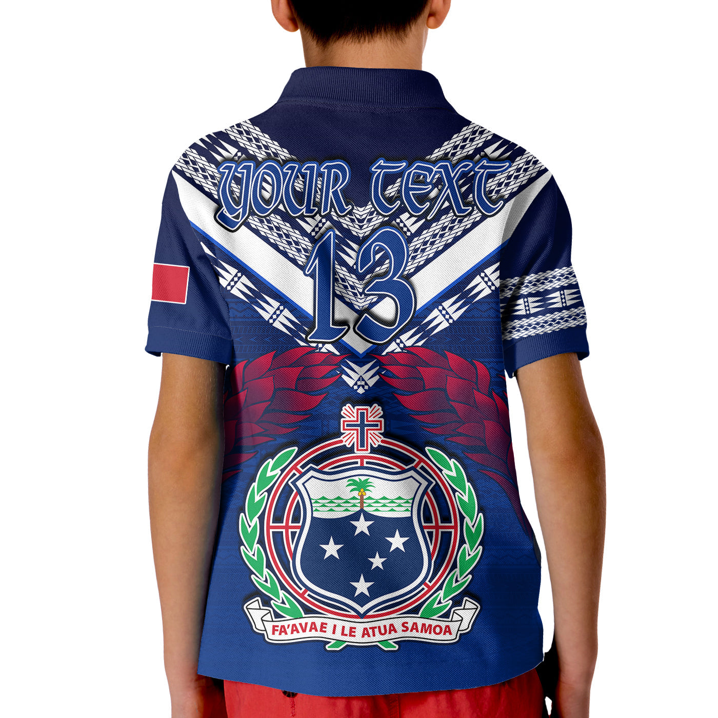 (Custom Personalise Text and Number) Samoa 685 Polo Shirt Uso Aso Uma Toa Samoa Rugby History Made LT13