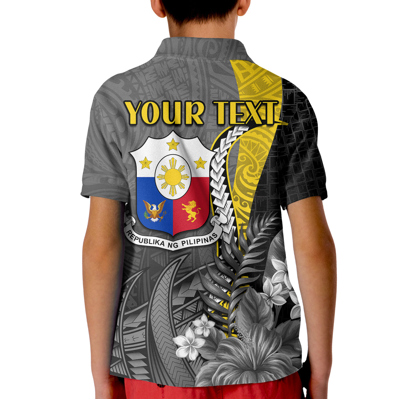 Custom Philippines Sampaguita Polo Shirt Simple Polynesian Sun Filipino LT13